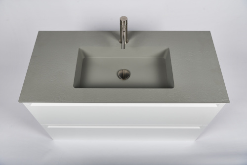 Раковина-столешница Acquabella INTEGRA SF SLATE 100 CEMENTO фото 3